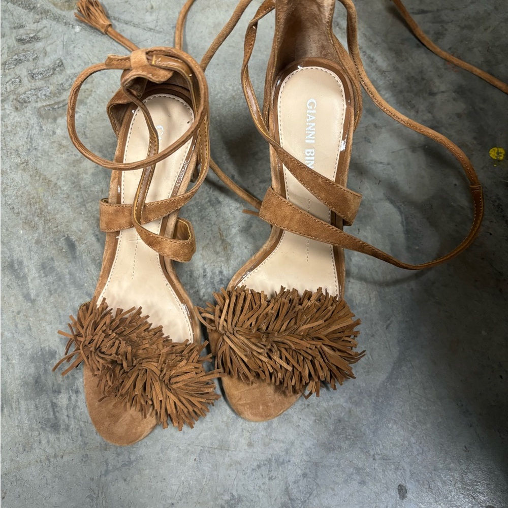 Fringe giani bini heels size 6.5